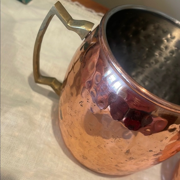 Hammered Copper Moscow Mule Mugs - Picture 3 of 5